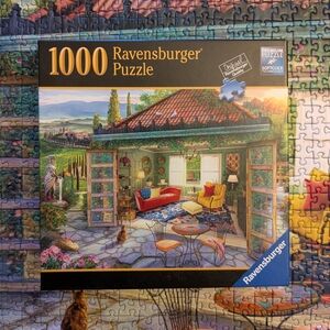 Ravensburger 1000 Piece Puzzle - Colorful Garden Scene